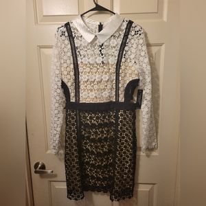 Black & White Cocktail Dress